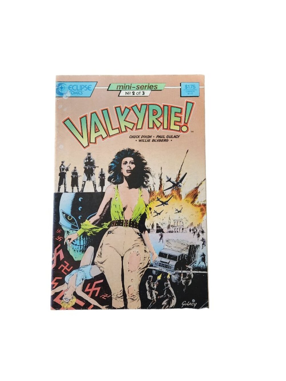 Eclipse Comics Valkyrie #2 1987 Comic Book Collector Bagged Boarded
